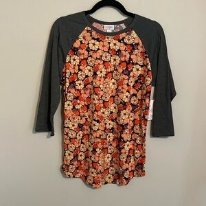 M Floral LuLaRoe Randy Tee